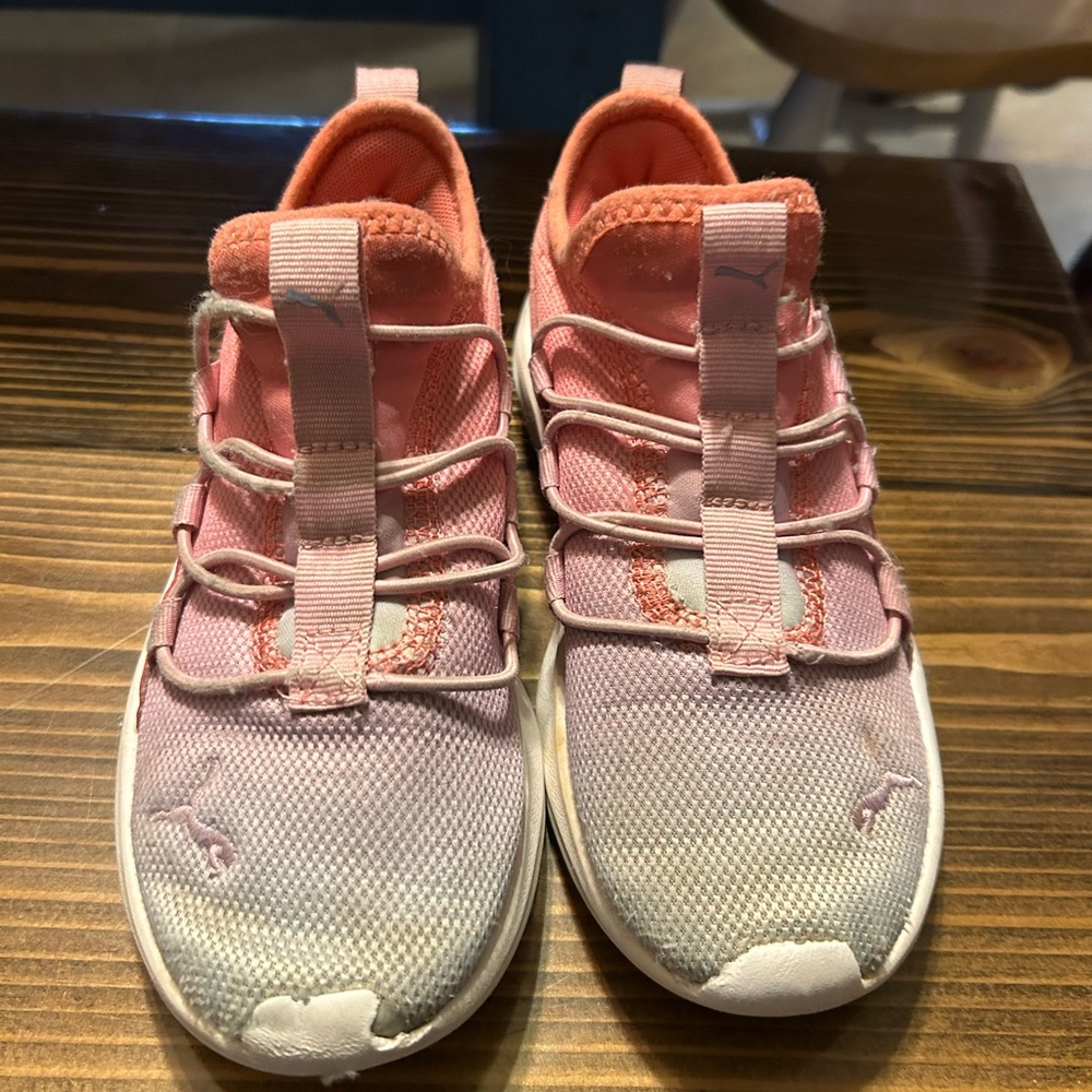 Puma Kids Coral Pink Sneakers